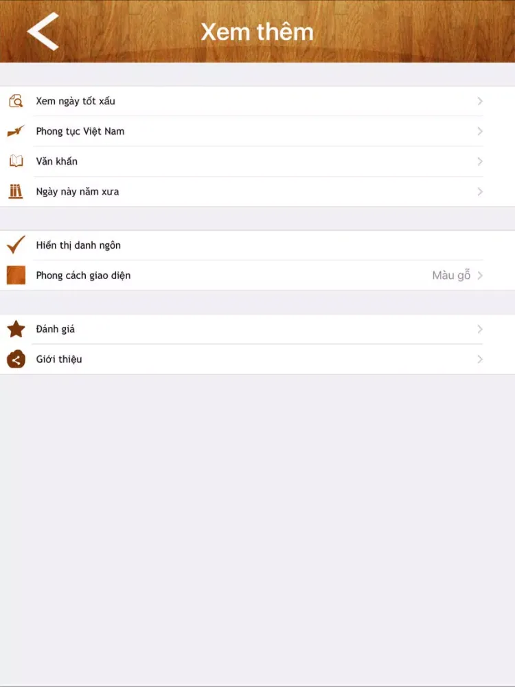 Lịch Vạn Niên Pro (Ngày tốt xấu, thời tiết...) iPad Screenshots