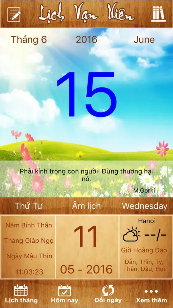 Lịch Vạn Niên Pro (Ngày tốt xấu, thời tiết...) Screenshots