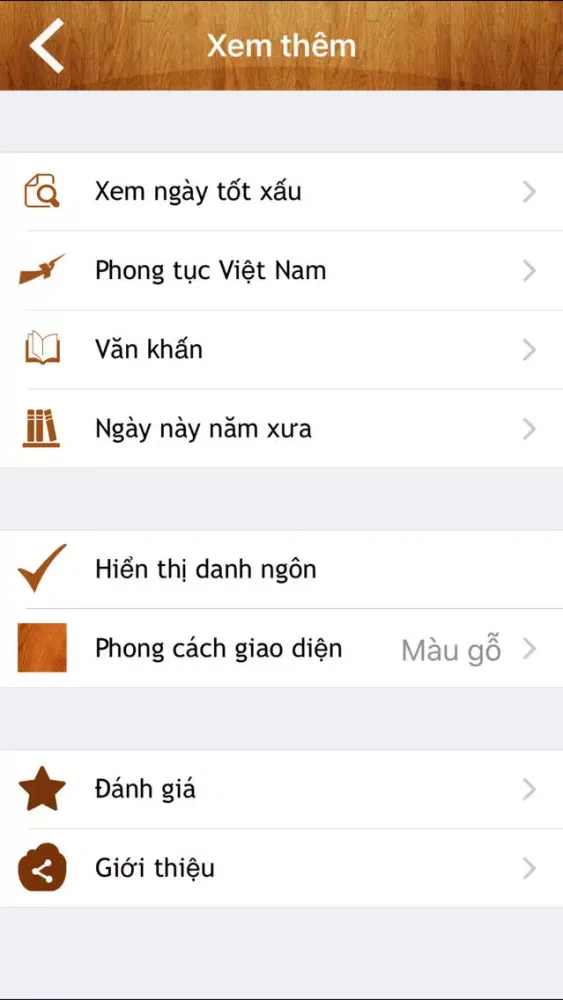 Lịch Vạn Niên Pro (Ngày tốt xấu, thời tiết...) Screenshots