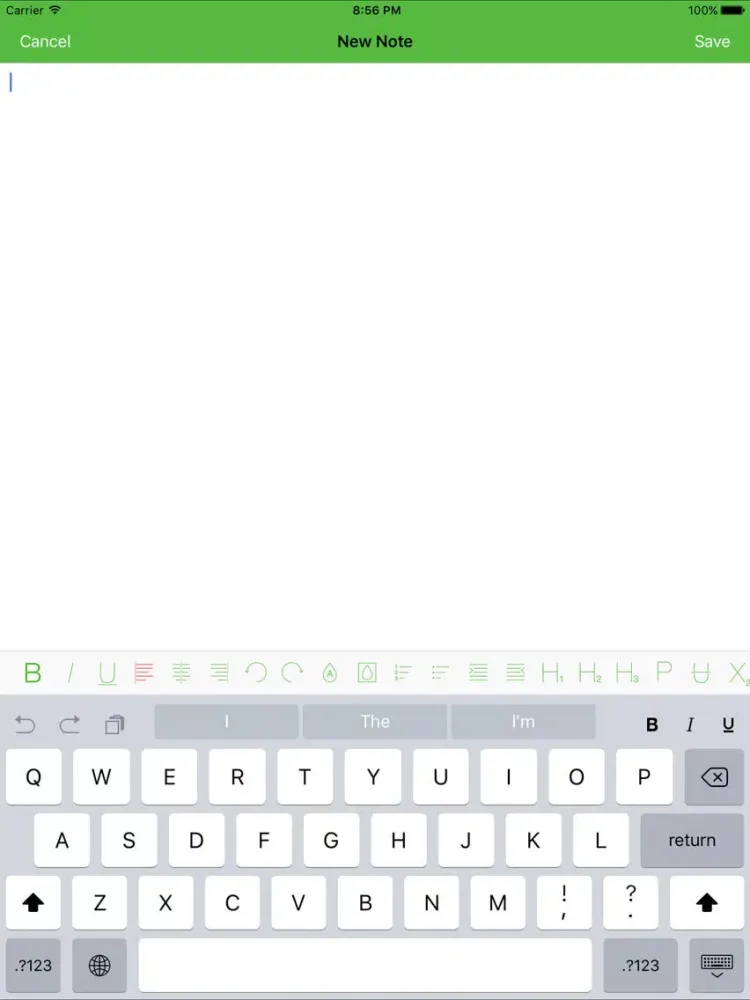 Easy Note To List - Secure your Notes with password protection iPad  Screenshots