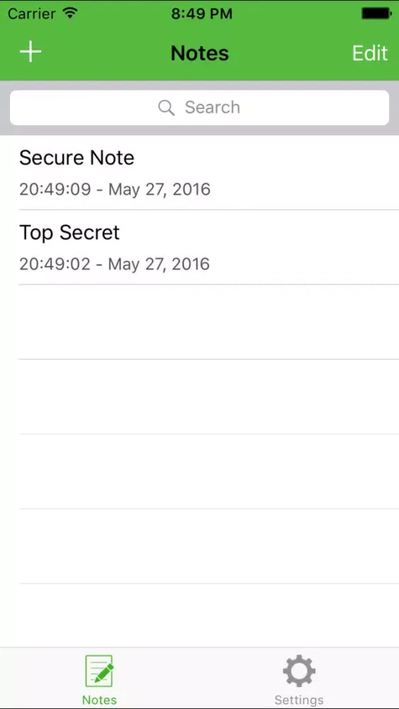 Easy Note To List - Secure your Notes with password protection Screenshots