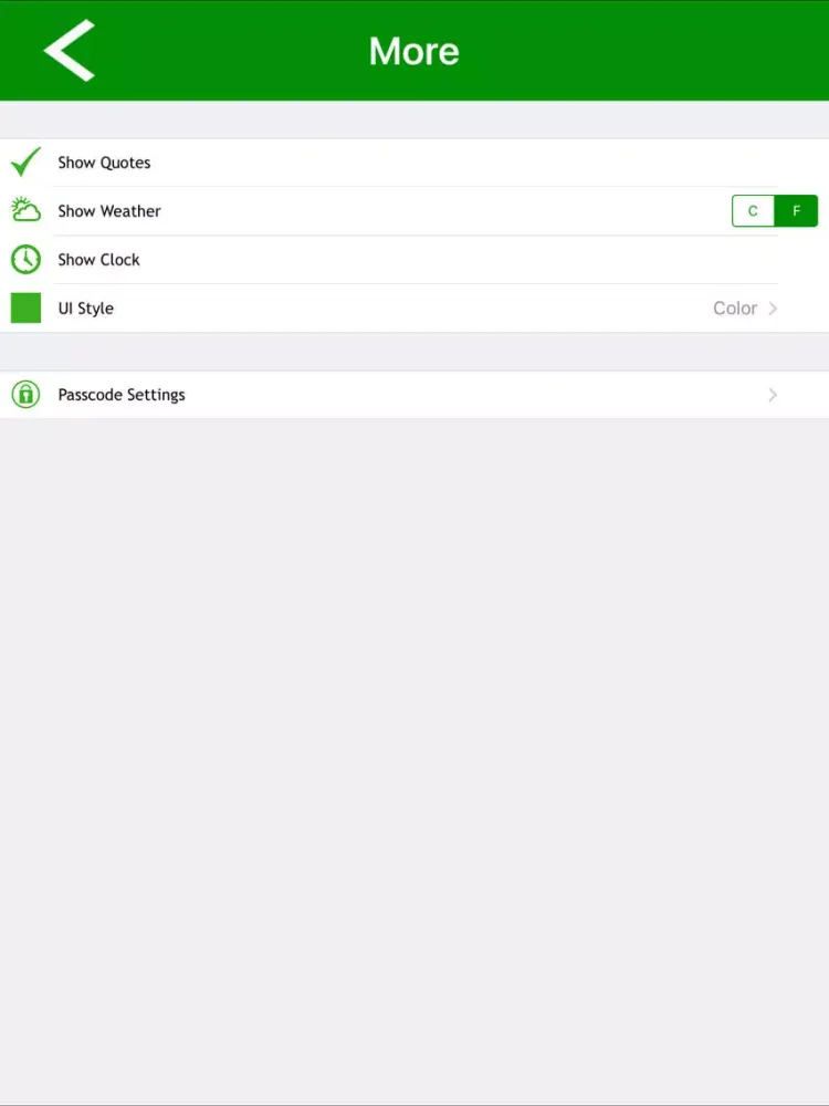 ภาพหน้าจอของ iCalendar 7 iPad 