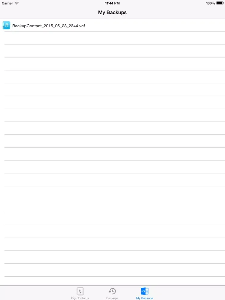 Capturas de tela do iContacts++ (Large Font, Easier Reading, Easy contacts backup) iPad 