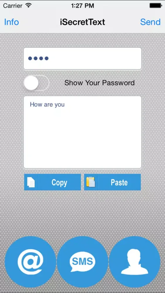 iSecretText (Secret SMS, Email...) Screenshots