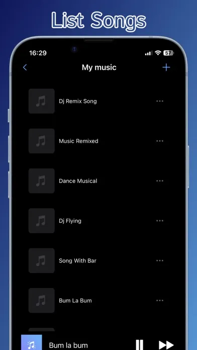 Hola Offline Music Player سکرین شاٹس