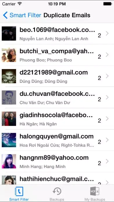 تصاویر Smart Filter - Cleanup Duplicate Contacts
