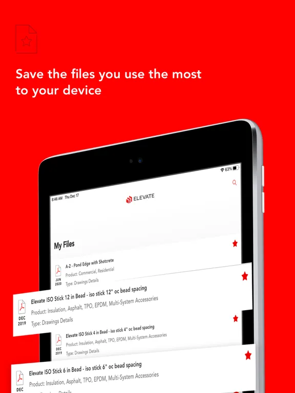 Elevate Technical App iPad 应用截图