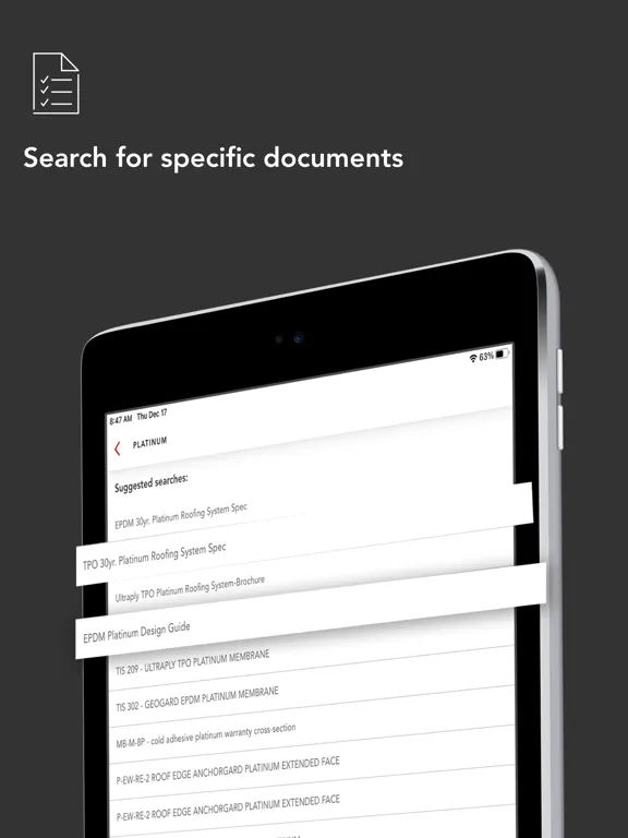Elevate Technical App iPad 应用截图