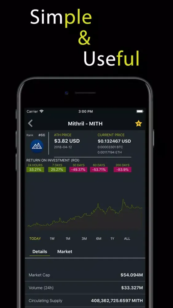 HODL - Crypto Market Cap Screenshots