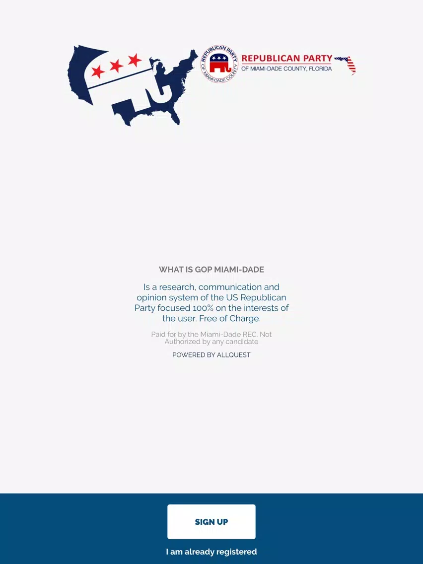 GOP Miami-Dade iPad  স্ক্রিনশট