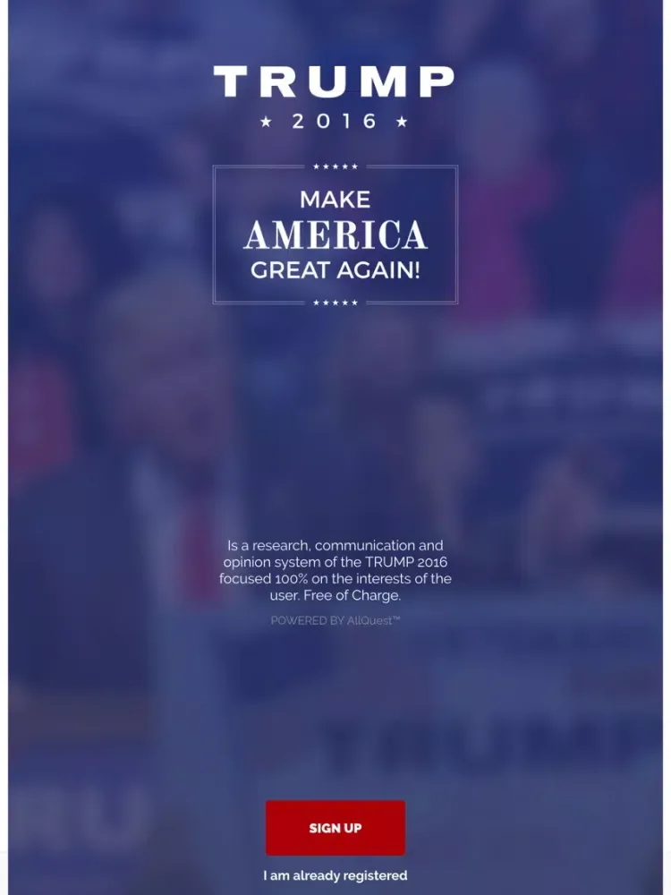 Trump US 2016 iPad 应用截图