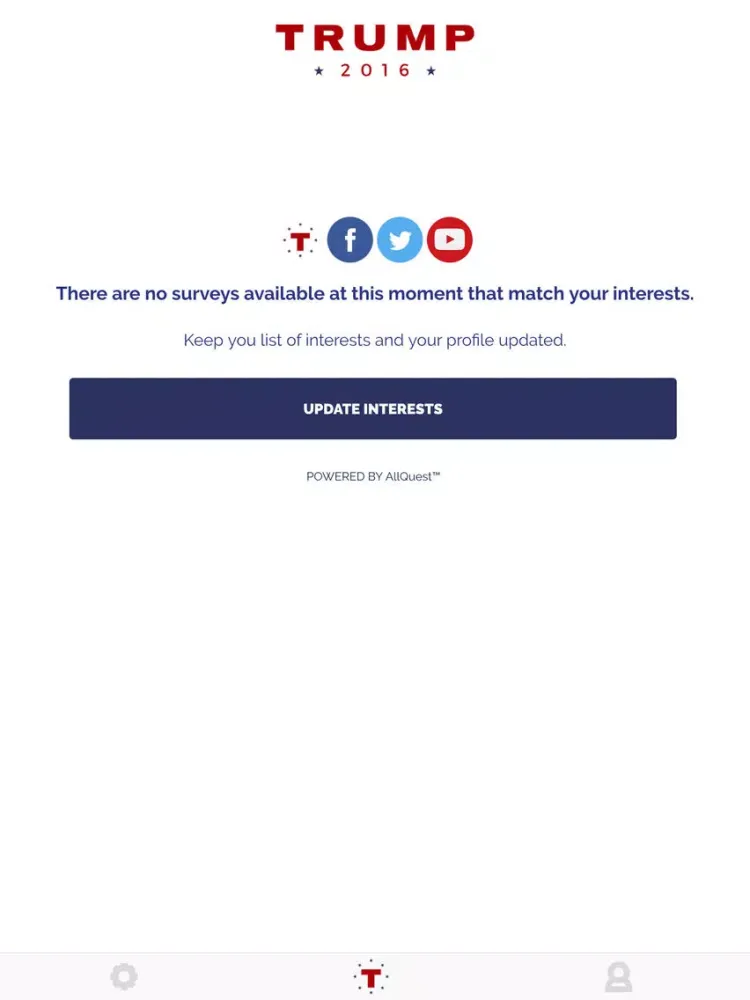 Trump US 2016 iPad 应用截图