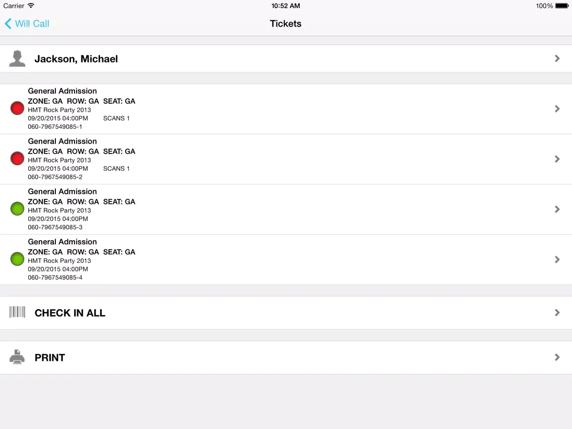 Zrzuty ekranu Swarm - Mobile Box Office iPad 