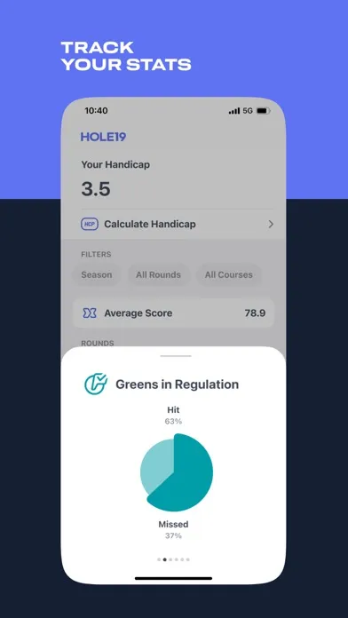 Hole19: Golf GPS Range Finder Screenshots