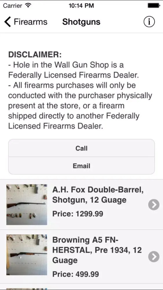Screenshot di Hole in the Wall Gun Shop