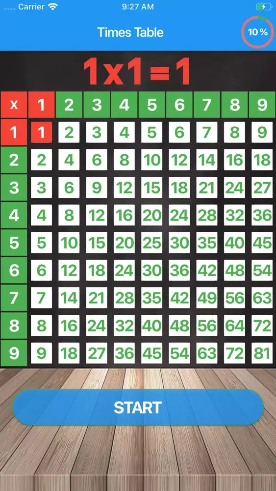 Learn Multiplication Table स्क्रीनशॉट