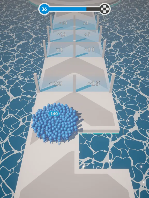 Crowd Conqueror: 3D Runner iPad  Screenshots