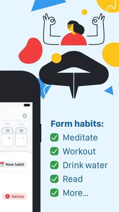 Screenshot di Habitual: Habit Streak Tracker