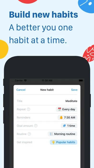 Screenshot di Habitual: Habit Streak Tracker