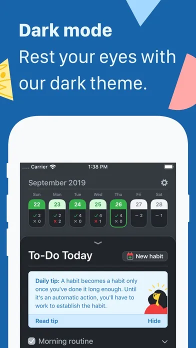 Screenshot di Habitual: Habit Streak Tracker