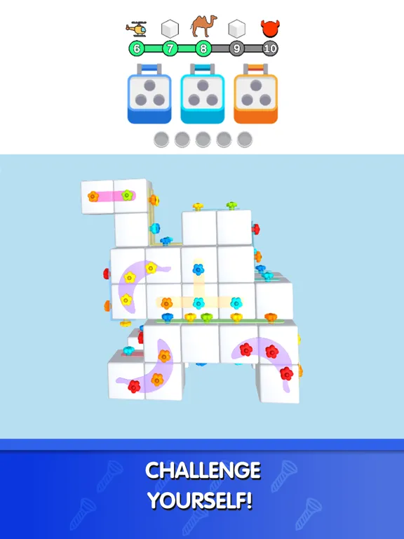 Capturas de tela do Unscrew Pin Jam: Nuts & Bolts iPad 