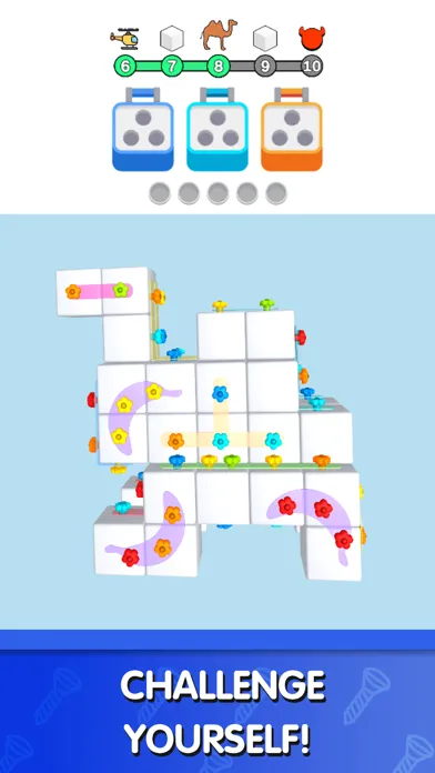 Capturas de tela do Unscrew Pin Jam: Nuts & Bolts