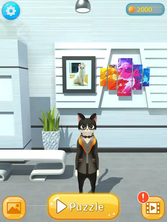 Tangkapan layar Cat's Gallery iPad 