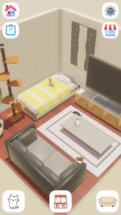 Cute Cat House 스크린샷