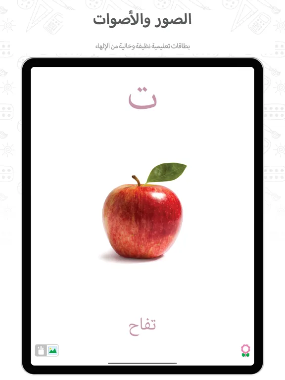 تصاویر أ أرنب – بطاقات تعليمية للحروف iPad 