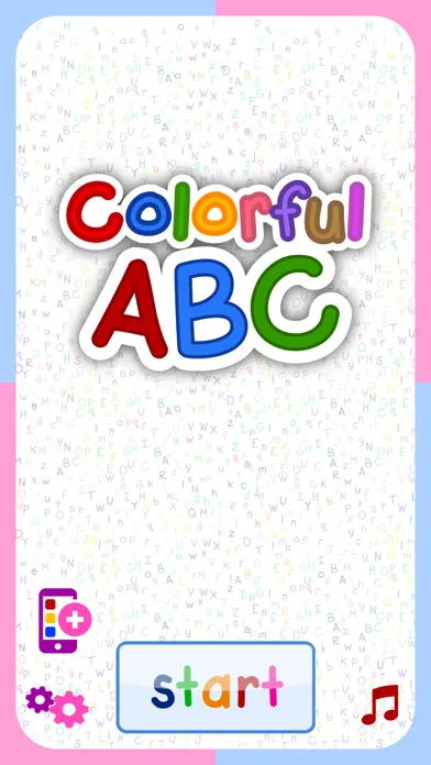 Colorful ABC English Alphabets 스크린샷