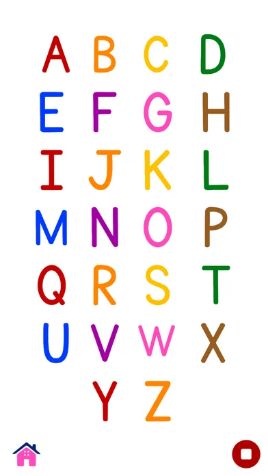 Colorful ABC English Alphabets 스크린샷