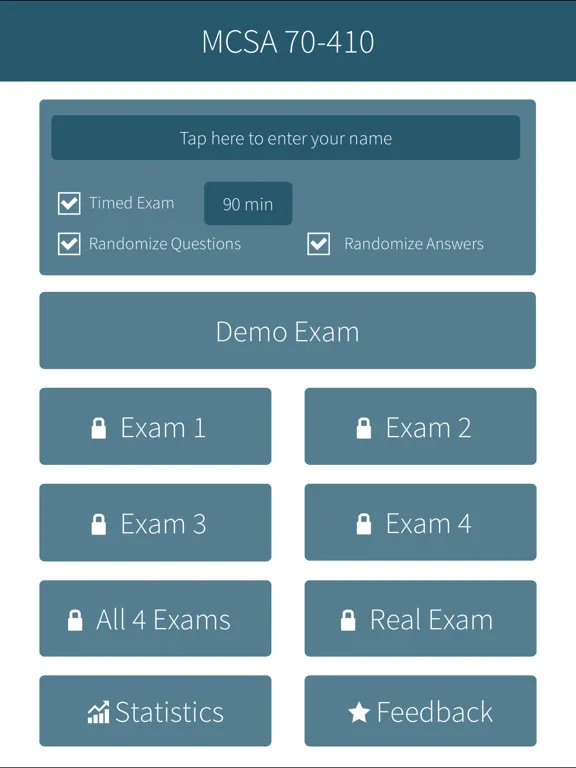 Ảnh chụp màn hình của MCSA 70-410 | Windows Server 2012 Exam Prep iPad 