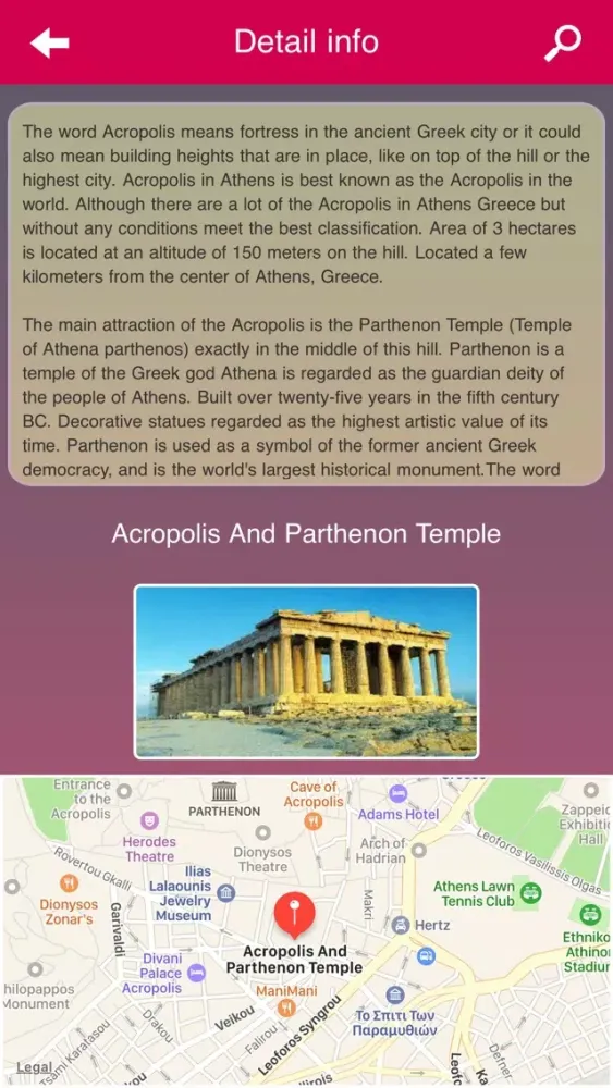 Athens City Guide Ekran Görüntüleri