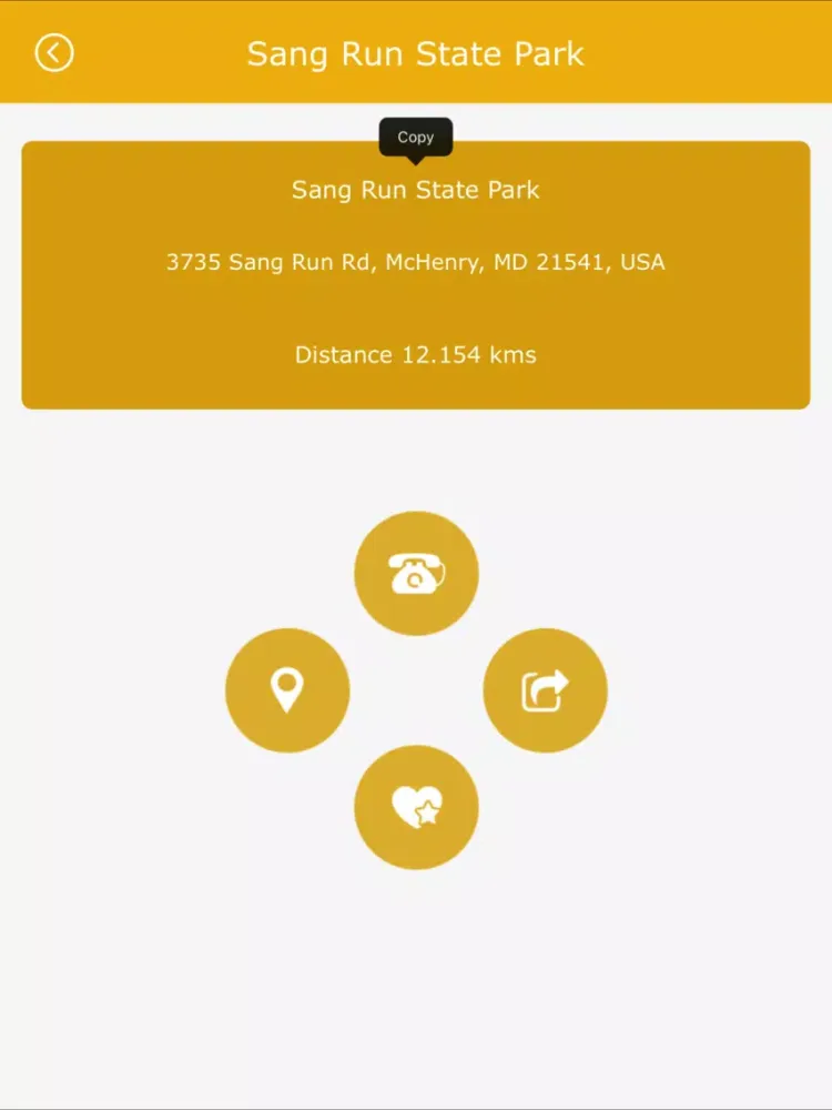 Maryland Best State Parks iPad 應用截圖