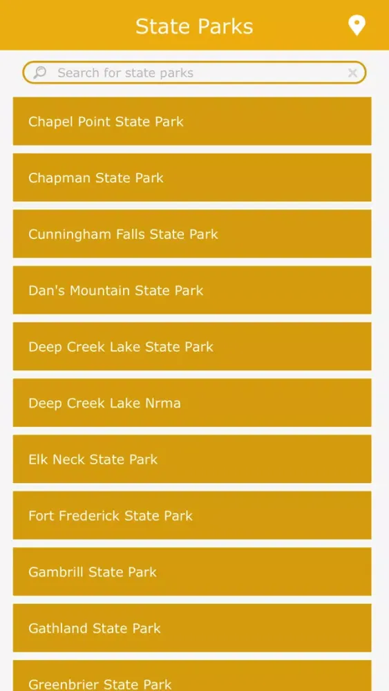 Maryland Best State Parks應用截圖