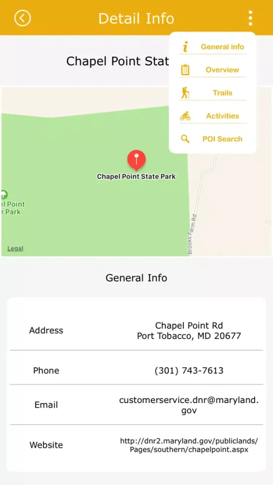 Maryland Best State Parks應用截圖