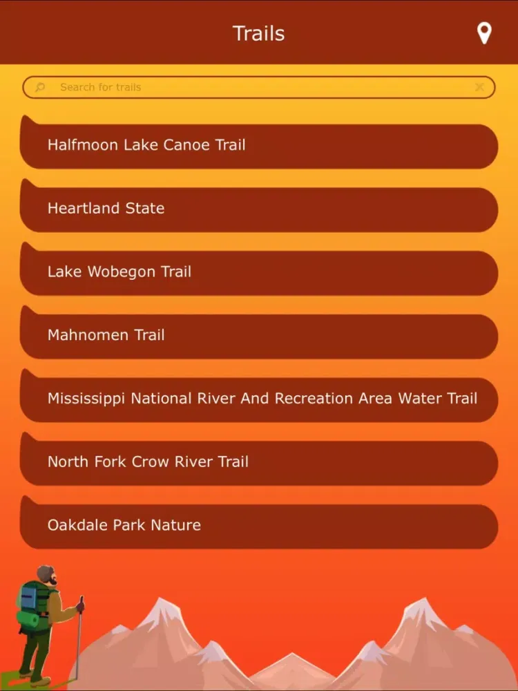 Minnesota Hiking Trails iPad  Screenshots