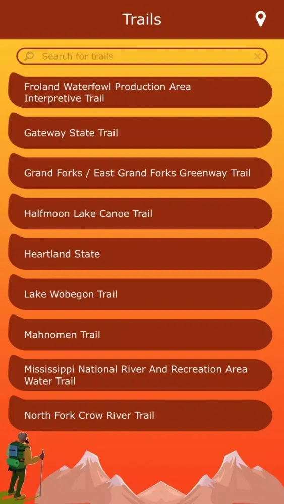 Minnesota Hiking Trails Screenshots
