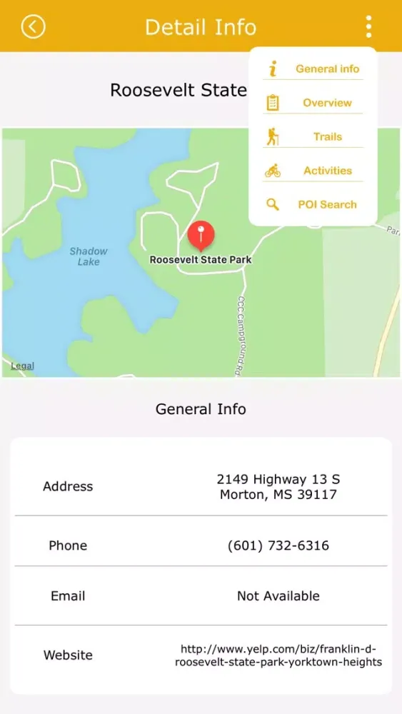 Best Mississippi State Parks应用截图