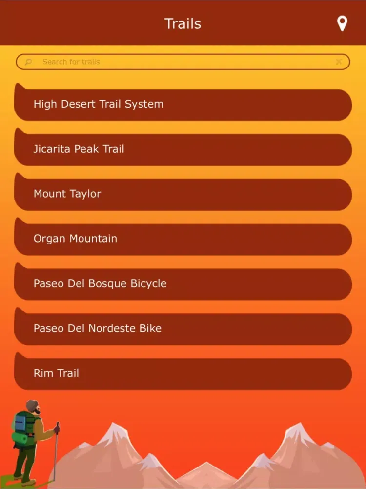 New Mexico Hiking Trails iPad 应用截图