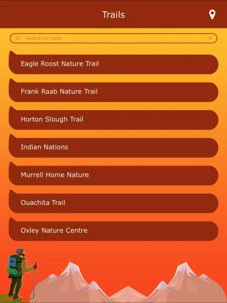 ภาพหน้าจอของ Oklahoma Hiking Trails iPad 