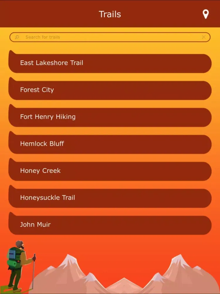 Captures d'écran de Tennessee Hiking Trails iPad 