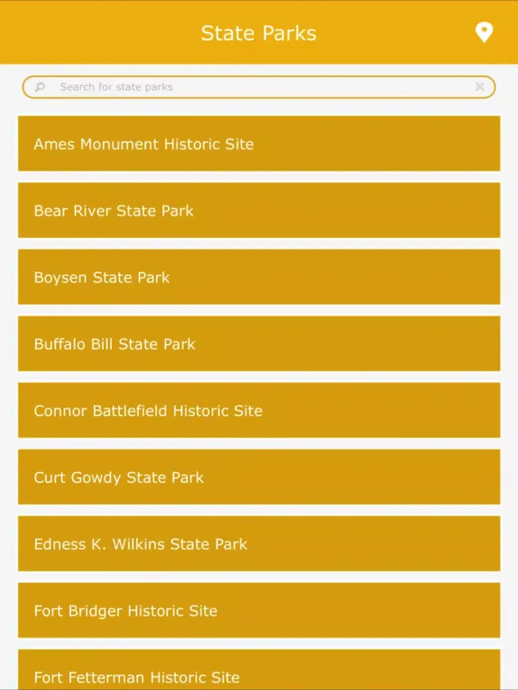 Captures d'écran de Best Wyoming State Parks iPad 