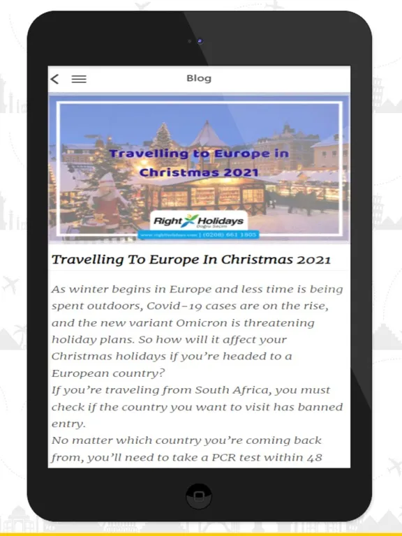Screenshot di Right Holidays - Fly & Hotel iPad 