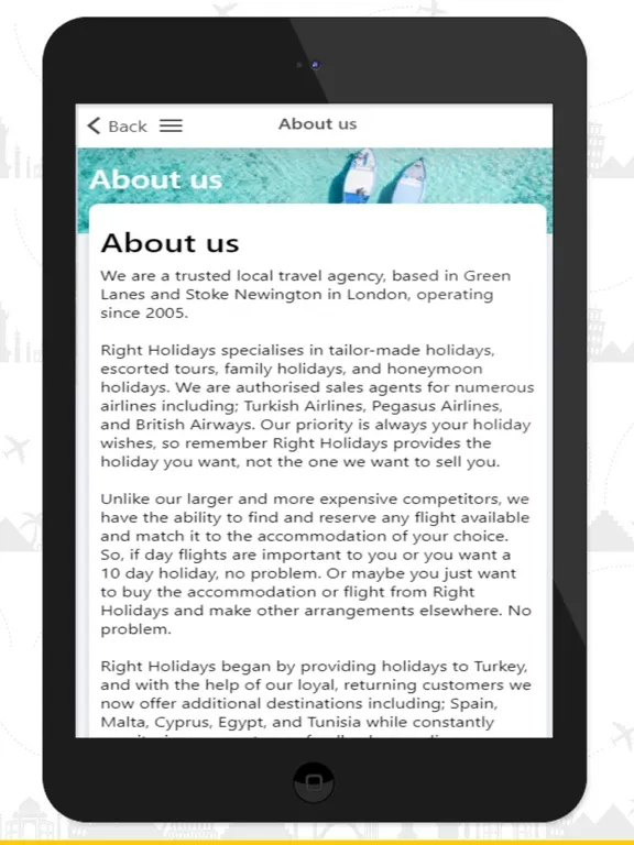 Screenshot di Right Holidays - Fly & Hotel iPad 