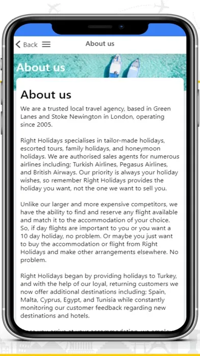 Screenshot di Right Holidays - Fly & Hotel