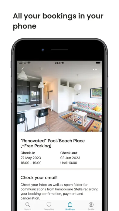 Zrzuty ekranu Holidu: Vacation Rentals