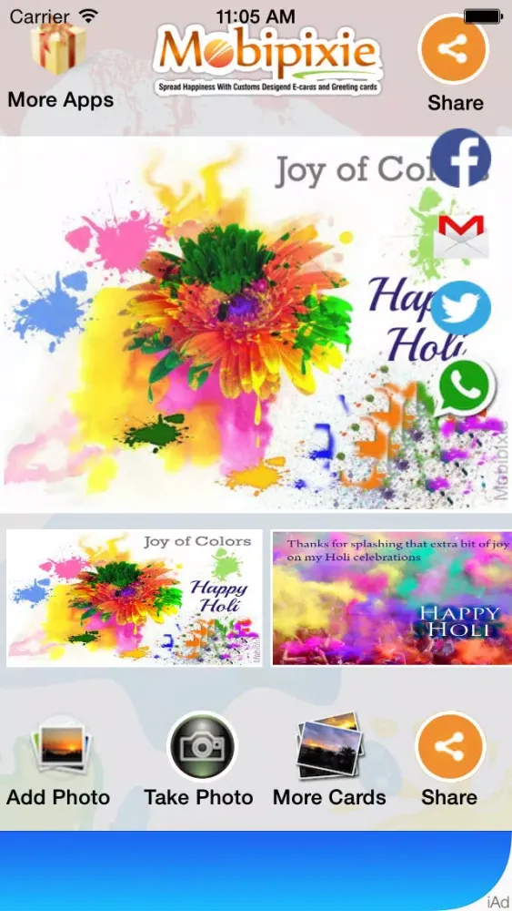 Free Holi eCards & Greetings應用截圖
