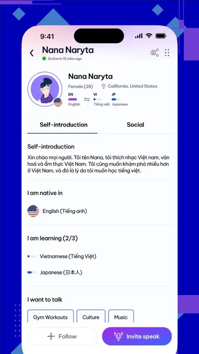 Capturas de pantalla de Holo Speak - Language Exchange
