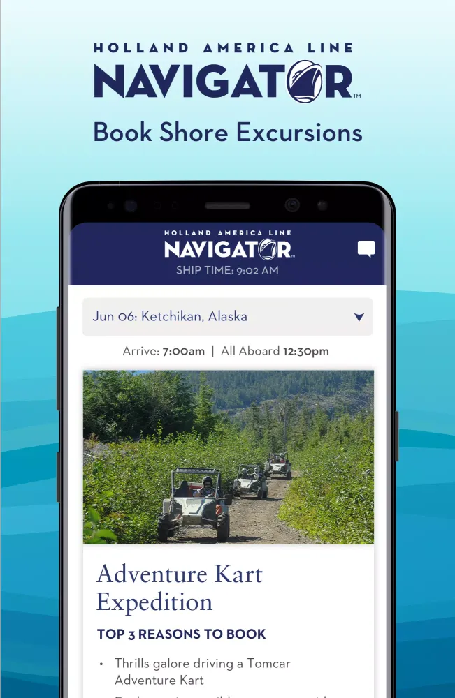 Screenshot di Holland America Line Navigator